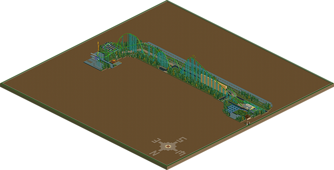 Wild Thing Ride Layout Wild Thing @ Valleyfair! map