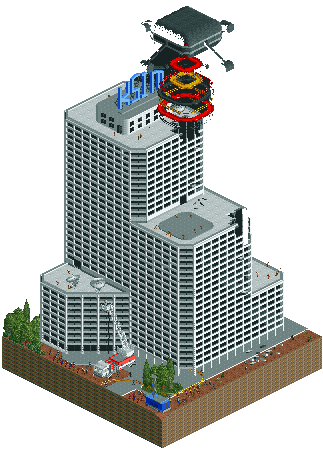 SimCity 2000 Monster Attack map