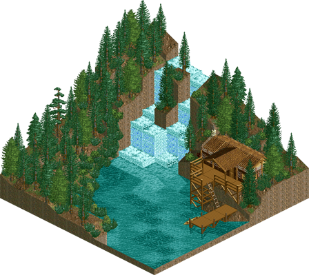Waterfall map