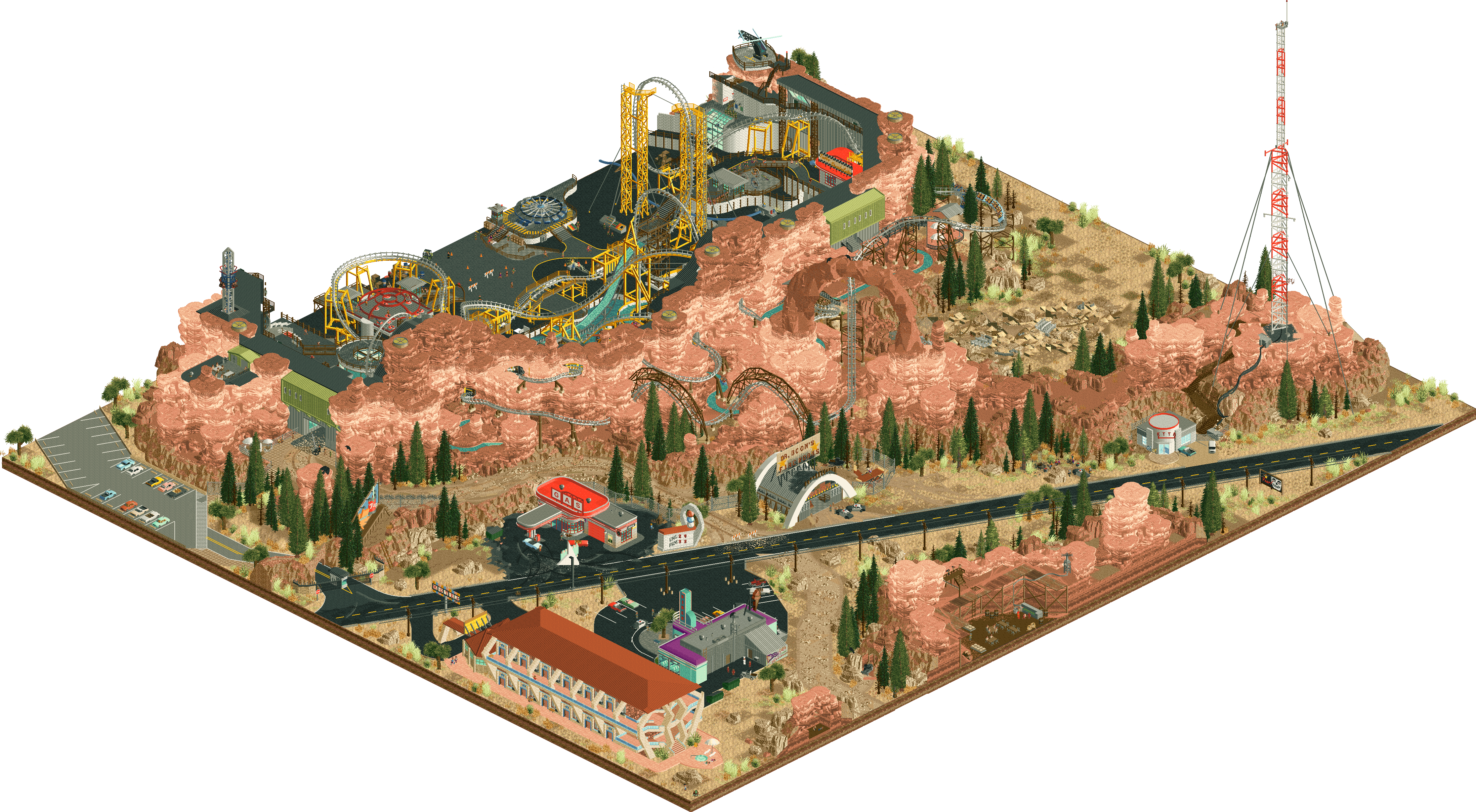Red Rocks Prop Builder's Description